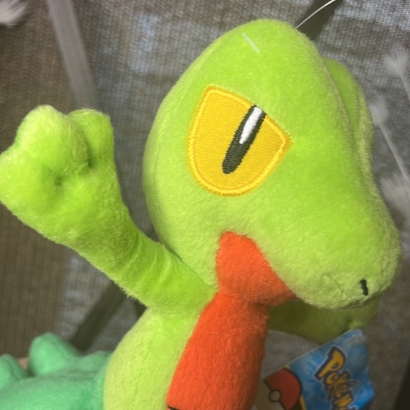 Pokemon TOMY Treecko Pokemon 8 Inch Collector Plush “2015” NWT - Picture 6 of 10